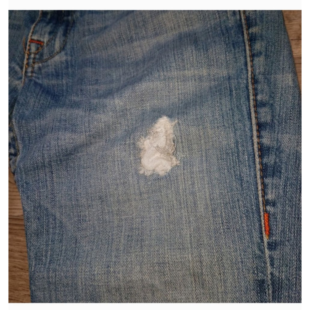 True Religion Women's Bootcut Low Rise Blue 28 Denim Jeans - Picture 4 of 13
